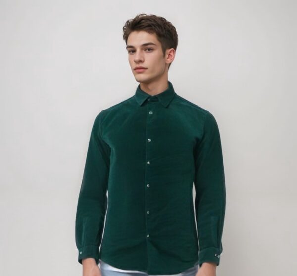 TINT Corduroy shirt thick green